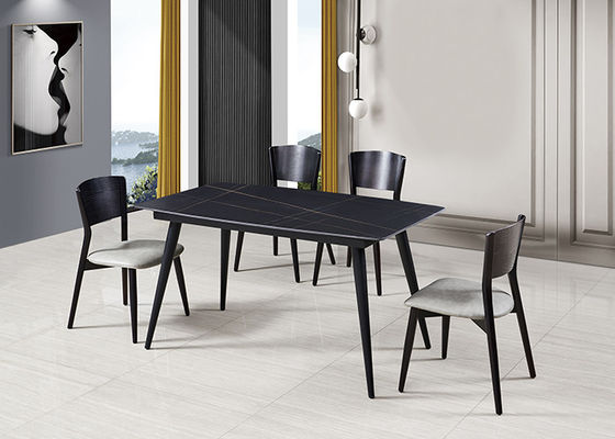 140x80x76cm Rock Sheet Restaurant Metal Yemek Odası Masası