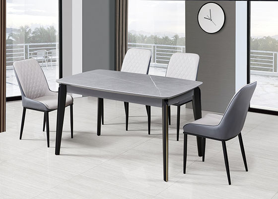 ISO9001 Modern Moda Rock Board MDF Yemek Masası