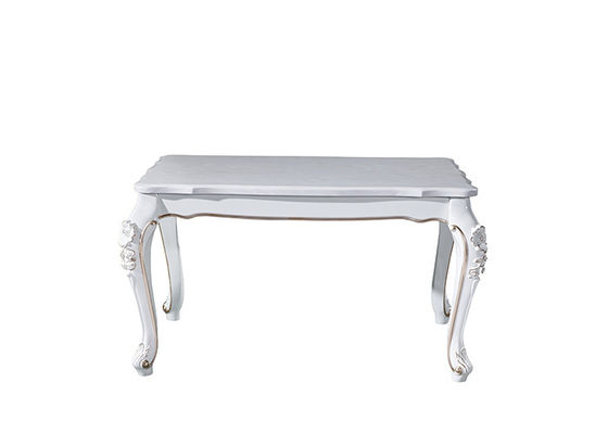 Avrupa 130x80x76cm Aile Şık Mermer Yemek Masası