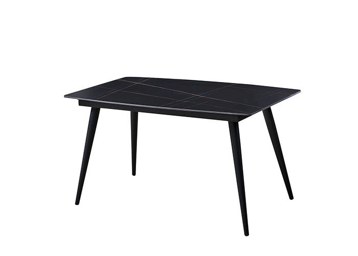 140x80x76cm Rock Sheet Restaurant Metal Yemek Odası Masası