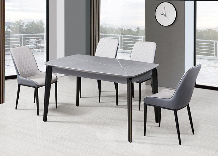 ISO9001 Modern Moda Rock Board MDF Yemek Masası