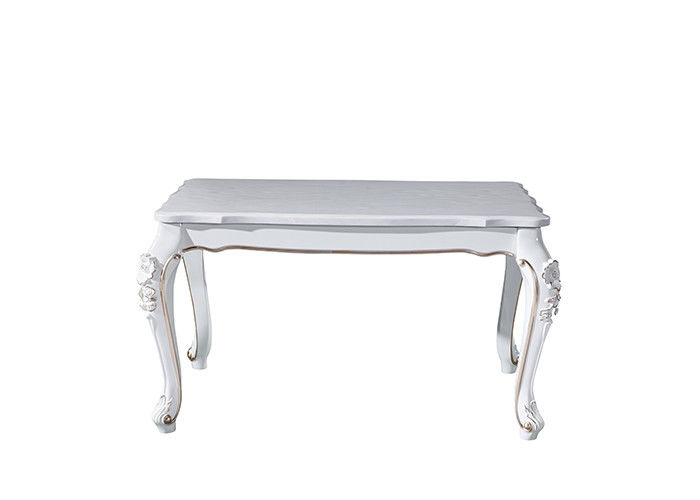 Avrupa 130x80x76cm Aile Şık Mermer Yemek Masası