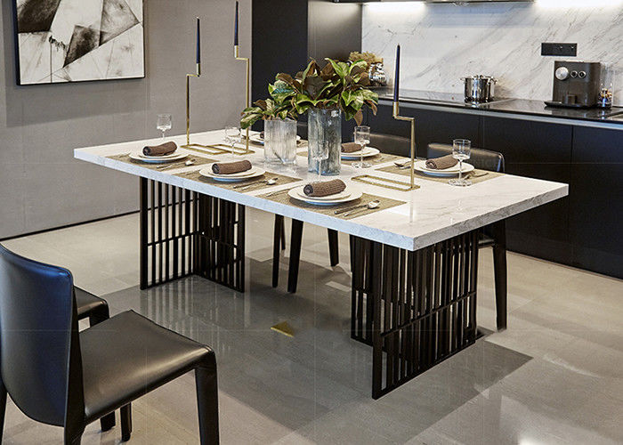 51''x31''x31'' Moda Yemek Masası Tasarım Mermer Tabla
