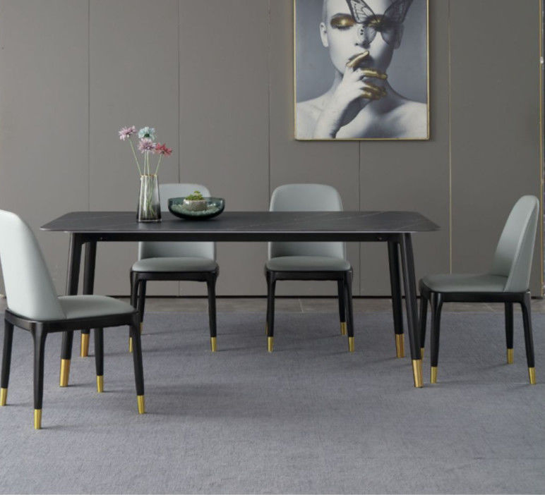 130cmx80cmx77cm Lüks Mermer Yemek Masası, Mermer Üstlü Yemek Masası Tasarımı