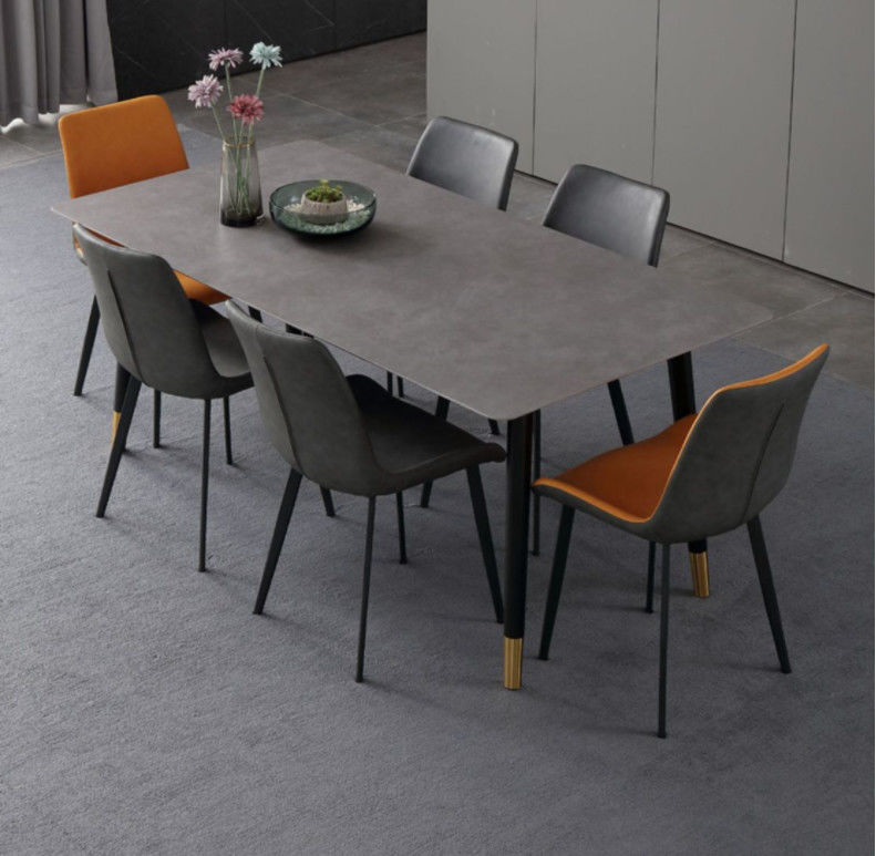 130cmx80cmx77cm Lüks Mermer Yemek Masası, Mermer Üstlü Yemek Masası Tasarımı