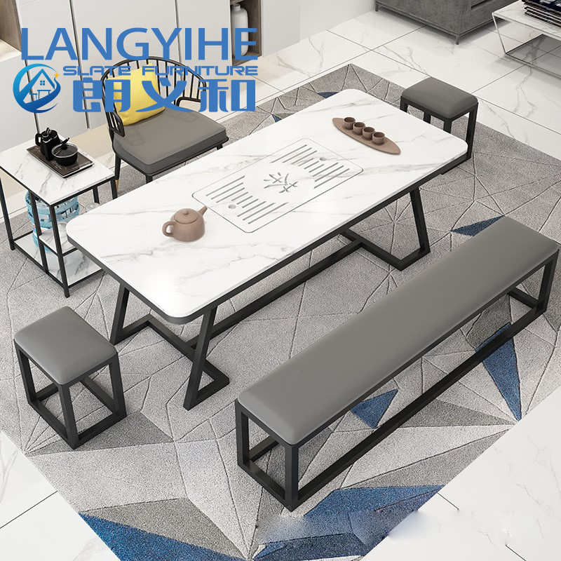 140cm Arduvaz Yemek Odası Masası Modern İtalya Minimalist Lüks Metal
