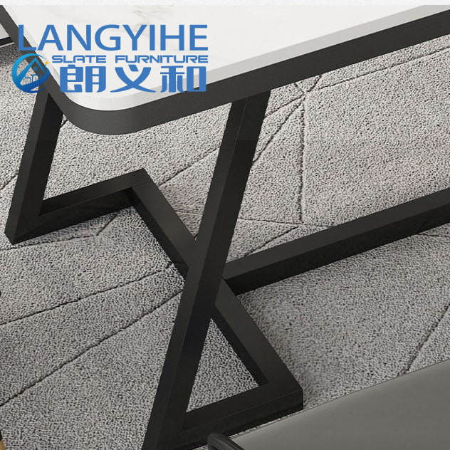 140cm Arduvaz Yemek Odası Masası Modern İtalya Minimalist Lüks Metal